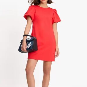 Kate Spade pont puff sleeve dress NWOT